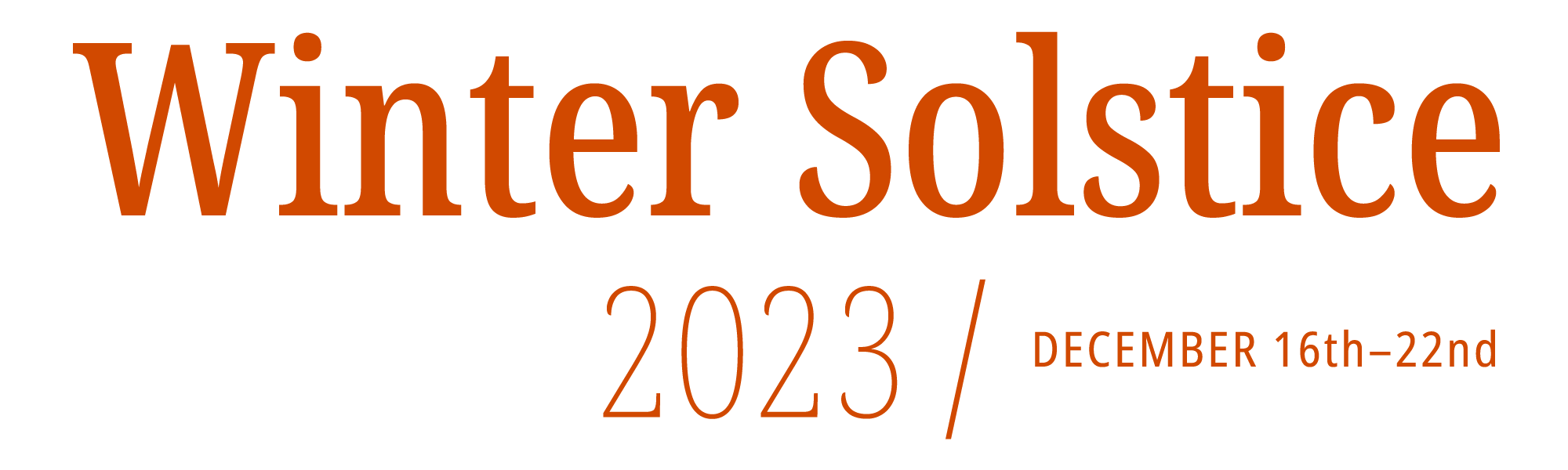 Winter Solstice 2023 3HO International