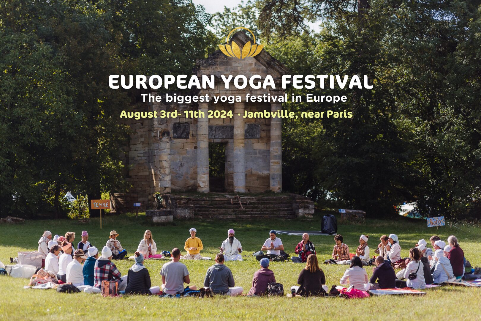 European Yoga Festival 2024 flyer