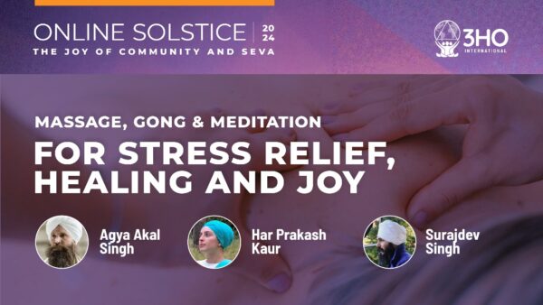 Massage, Gong & Meditation - For Stress Relief, Healing and Joy