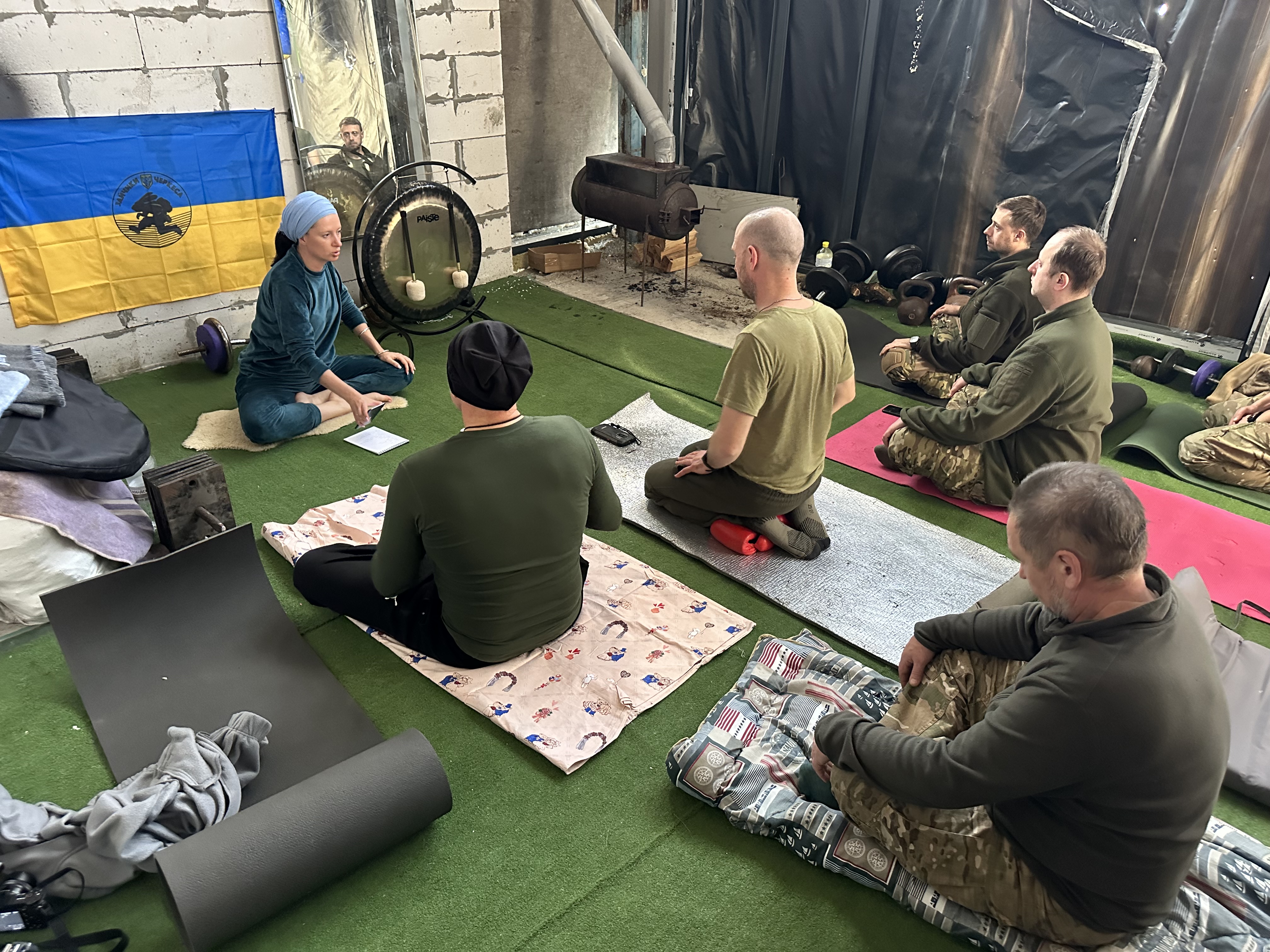 Kundalini yoga – therapy for military in Ukraine